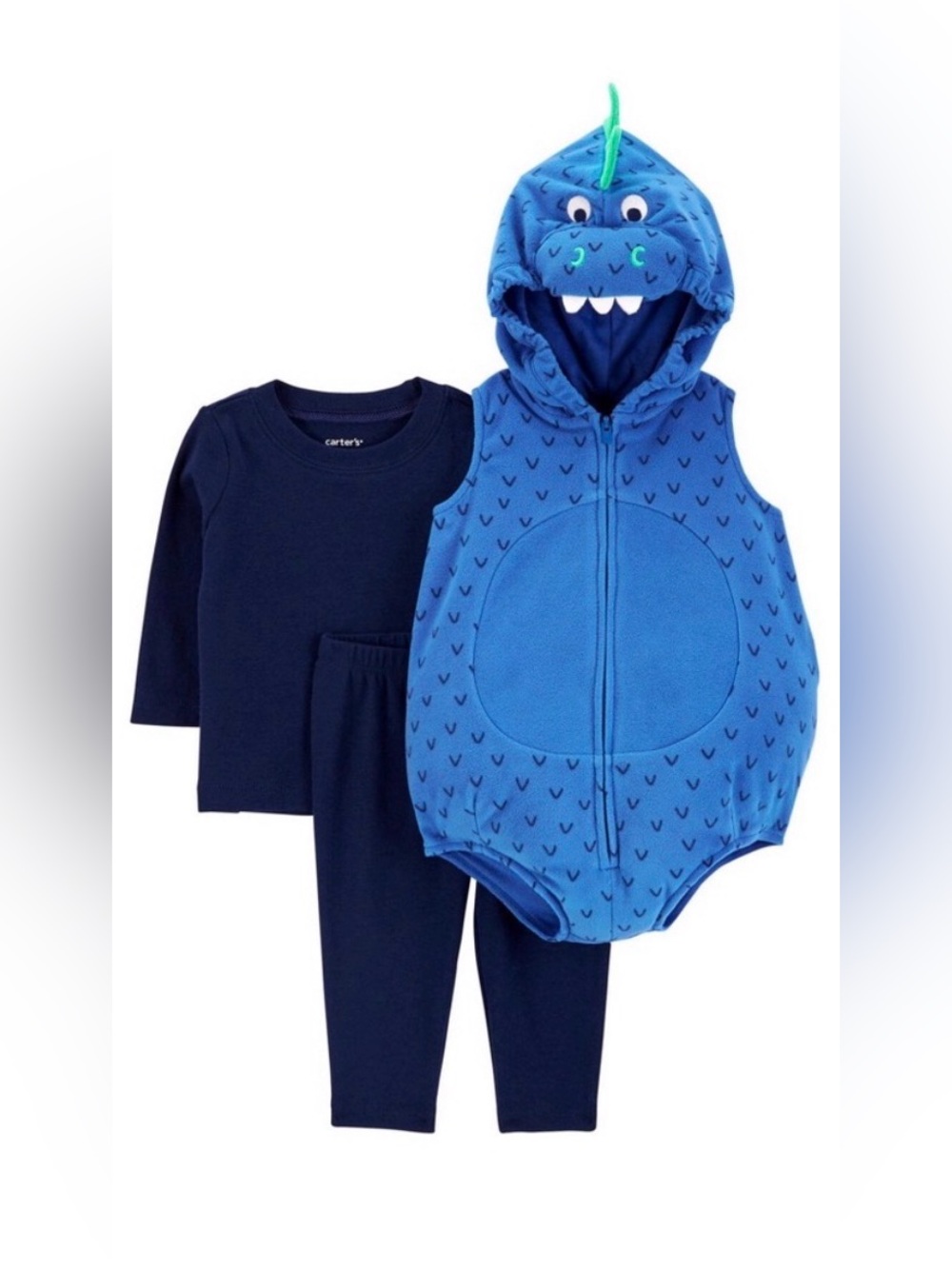 NWT Carter's 3 piece dinosaur costume 24 months